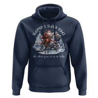 Funny Christmas Santa Viking Hoodie Sleipnir's Sleigh Rides Oh What Fun It Is To Ride