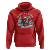 Funny Christmas Santa Viking Hoodie Sleipnir's Sleigh Rides Oh What Fun It Is To Ride