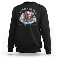 Funny Christmas Santa Viking Sweatshirt Sleipnir's Sleigh Rides Oh What Fun It Is To Ride - Wonder Print Shop