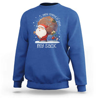 Funny Christmas Santa Sweatshirt You Should See The Size Of My Sack Presents - Wonder Print Shop