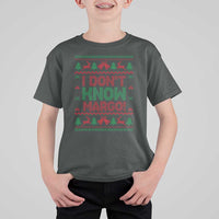 I Dont Know Margo Christmas Movie T Shirt For Kid Funny Xmas Couple Matching - Wonder Print Shop