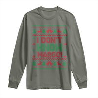 I Dont Know Margo Christmas Movie Long Sleeve Shirt Funny Xmas Couple Matching - Wonder Print Shop