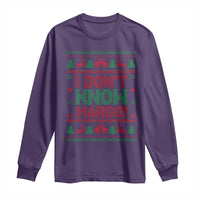 I Dont Know Margo Christmas Movie Long Sleeve Shirt Funny Xmas Couple Matching - Wonder Print Shop