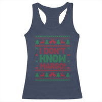 I Dont Know Margo Christmas Movie Racerback Tank Top Funny Xmas Couple Matching - Wonder Print Shop