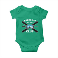 Apres Ski Club 2025 Baby Onesie Skiing Winter Sport Mountain - Wonder Print Shop