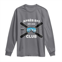 Apres Ski Club 2025 Long Sleeve Shirt Skiing Winter Sport Mountain - Wonder Print Shop