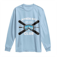 Apres Ski Club 2025 Long Sleeve Shirt Skiing Winter Sport Mountain - Wonder Print Shop