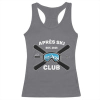 Apres Ski Club 2025 Racerback Tank Top Skiing Winter Sport Mountain - Wonder Print Shop