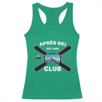 Apres Ski Club 2025 Racerback Tank Top Skiing Winter Sport Mountain - Wonder Print Shop