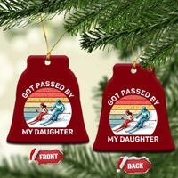 Funny Skiing Dad Ceramic Ornament Got Passed By My Daughter Retro Vintage - Wonder Print Shop