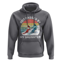 Funny Skiing Dad Hoodie Got Passed By My Daughter Retro Vintage - Wonder Print Shop