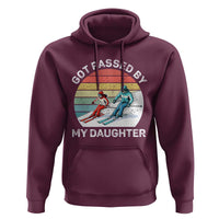 Funny Skiing Dad Hoodie Got Passed By My Daughter Retro Vintage - Wonder Print Shop