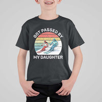 Funny Skiing Dad T Shirt For Kid Got Passed By My Daughter Retro Vintage - Wonder Print Shop