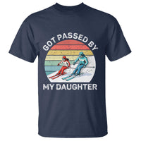 Funny Skiing Dad T Shirt Got Passed By My Daughter Retro Vintage - Wonder Print Shop