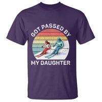 Funny Skiing Dad T Shirt Got Passed By My Daughter Retro Vintage - Wonder Print Shop