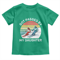 Funny Skiing Dad Toddler T Shirt Got Passed By My Daughter Retro Vintage - Wonder Print Shop