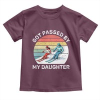 Funny Skiing Dad Toddler T Shirt Got Passed By My Daughter Retro Vintage - Wonder Print Shop