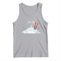 Funny Skiing Snowboarding Tank Top I Am Okay Ski Crash Winter Sport - Wonder Print Shop