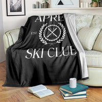Apres Ski Club 2025 Throw Blanket Winter Vacation Drinking Party - Wonder Print Shop