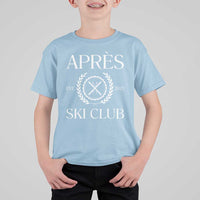 Apres Ski Club 2025 T Shirt For Kid Winter Vacation Drinking Party - Wonder Print Shop