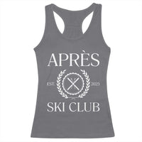 Apres Ski Club 2025 Racerback Tank Top Winter Vacation Drinking Party - Wonder Print Shop