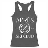 Apres Ski Club 2025 Racerback Tank Top Winter Vacation Drinking Party - Wonder Print Shop