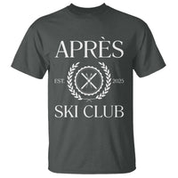 Apres Ski Club 2025 T Shirt Winter Vacation Drinking Party - Wonder Print Shop