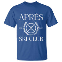 Apres Ski Club 2025 T Shirt Winter Vacation Drinking Party - Wonder Print Shop