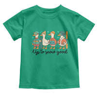 Funny Ski Snowboard Goose Toddler T Shirt Up To Snow Good Winter Sport - Wonder Print Shop