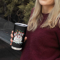Funny Scared Cartoon Christmas Bowling Pins Tumbler Cup - Wonder Print Shop