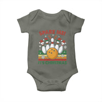 Funny Christmas Bowling Baby Onesie Spare Me Its Xmas Festive Holiday - Wonder Print Shop