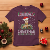 Funny Christmas The Office Movie T Shirt Yankee Swap Is Like Machiavelli Meets Christmas - Wonder Print Shop