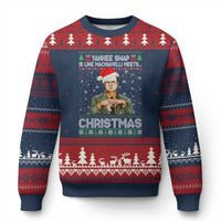 Funny Xmas The Office Movie Ugly Christmas Sweater Yankee Swap Is Like Machiavelli Meets Xmas - Wonder Print Shop