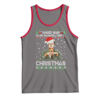 Funny Christmas The Office Movie Tank Top Yankee Swap Is Like Machiavelli Meets Christmas - Wonder Print Shop