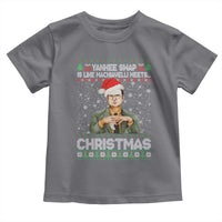 Funny Christmas The Office Movie Toddler T Shirt Yankee Swap Is Like Machiavelli Meets Christmas - Wonder Print Shop