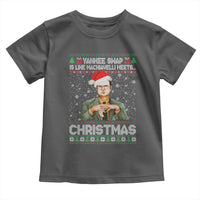 Funny Christmas The Office Movie Toddler T Shirt Yankee Swap Is Like Machiavelli Meets Christmas - Wonder Print Shop