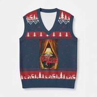 Funny Xmas Movie It Is A Major Award V-Neck Knit Sweater Vest Italian Leg Lamp - Wonder Print Shop