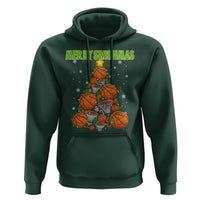 Christmas Basketball Merry Swishmas Hoodie Basketball Xmas Tree - Wonder Print Shop