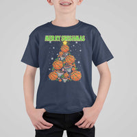 Christmas Basketball Merry Swishmas T Shirt For Kid Basketball Xmas Tree - Wonder Print Shop
