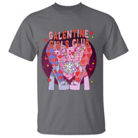 Funny Galentine Girls Club T Shirt Galentine's Day Chunky Heels Platform