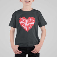 Funny Valentine's Day Sweet Heart Club T Shirt For Kid