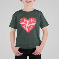 Funny Valentine's Day Sweet Heart Club T Shirt For Kid