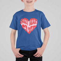 Funny Valentine's Day Sweet Heart Club T Shirt For Kid