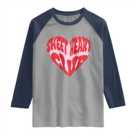 Funny Valentine's Day Sweet Heart Club Raglan Shirt