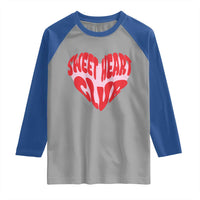Funny Valentine's Day Sweet Heart Club Raglan Shirt