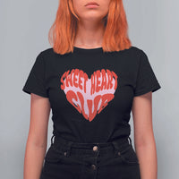Funny Valentine's Day Sweet Heart Club T Shirt For Women
