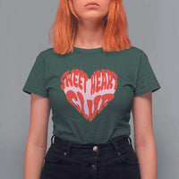 Funny Valentine's Day Sweet Heart Club T Shirt For Women