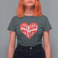 Funny Valentine's Day Sweet Heart Club T Shirt For Women