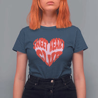 Funny Valentine's Day Sweet Heart Club T Shirt For Women