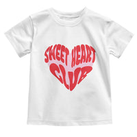 Funny Valentine's Day Sweet Heart Club Toddler T Shirt